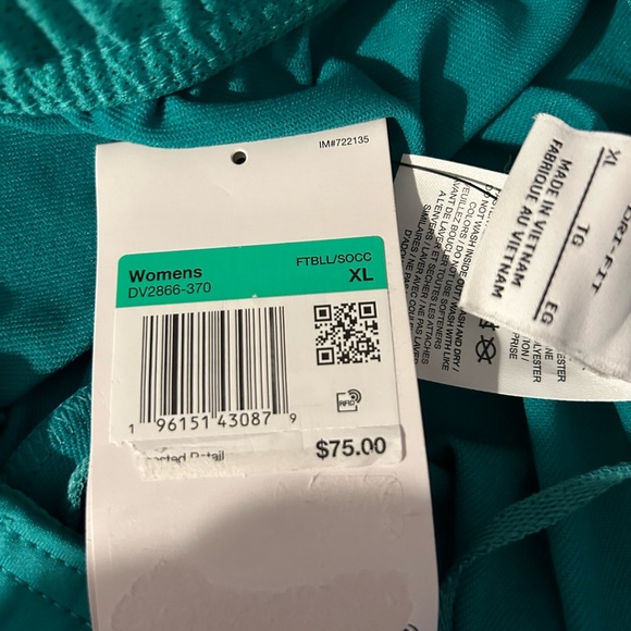 NWT Nike Women's  Dri-Fit Strike Soccer Pant Green  Joggers Track Sz XL - Picture 4 of 5